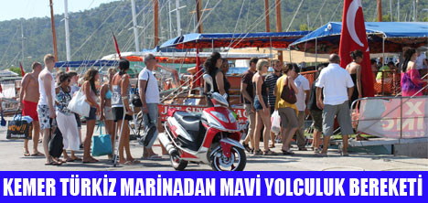 KEMER MARİNADA MAVİ BEREKET