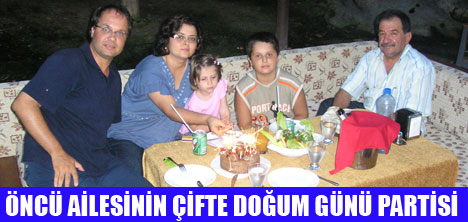 ÖNCÜNÜN ÇİFTE SEVİNCİ