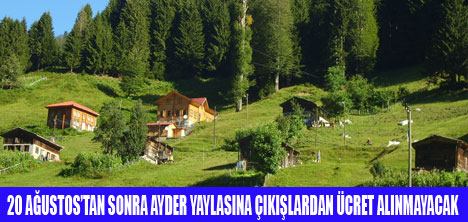 AYDER E GİRİŞLER ÜCRETSİZ OLUYOR