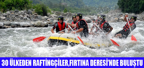 RAFTİNGÇİLER,FIRTINA DERESİNDE