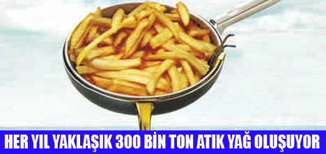 ATIK YAĞDAN 800 MİLYON TL