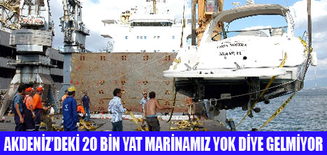 MARİNA KAPASİTEMİZİ ARTIRMALIYIZ