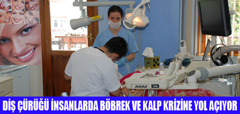 ÇÜRÜK DİŞLER KALP KRİZİ HABERCİSİ