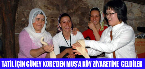 GÜNEY KORELİ TURİSTLERİN MUŞ ZİYARETİ