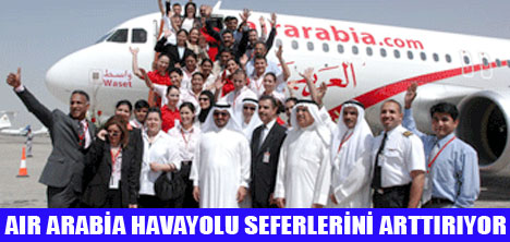 AIR ARABIADAN ACENTALARA DUYURULUR