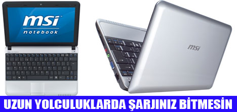 MSI İLE ŞARJINIZ HİÇ BİTMİYOR