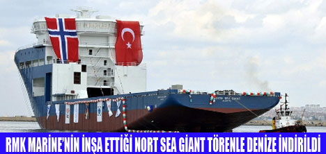 NORTH SEA GİANT DENİZE İNDİ