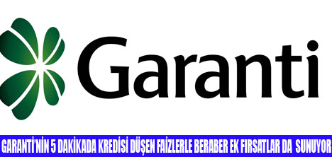 GARANTİDEN 5 DAKİKADA KREDİ