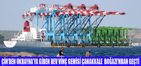 57 METRELİK DEV KONTEYNER GEMİSİ