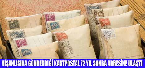 KARTPOSTAL 72 YIL SONRA ADRESE TESLİM