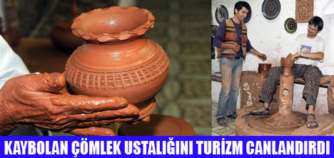 ÇANAK ÇÖMLEK TURİSTTEN İLGİ GÖRÜYOR