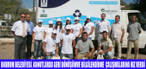 BODRUM'DA GERİ DÖNÜŞÜM PROJESİ