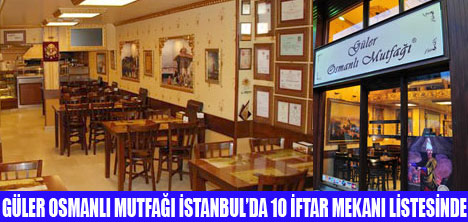 RAMAZAN'DA İFTARIN ADRESİ