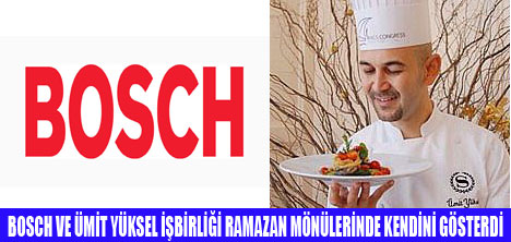 ÜMİT YÜKSEL'DEN   RAMAZAN MÖNÜSÜ