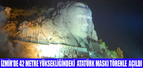 ATATÜRK MASKI 10.YIL MARŞI İLE AÇILDI