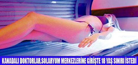 SOLARYUM İÇİN YASAK ÇAĞRISI