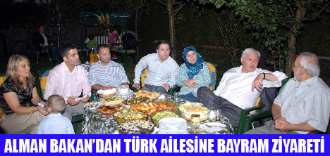 ALMAN BAKANDAN BAYRAM ZİYARETİ