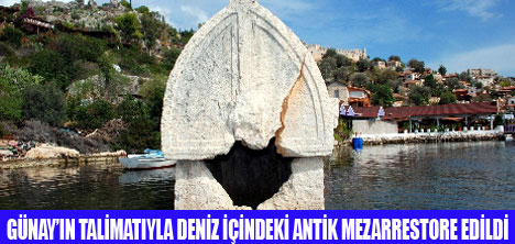 LİKYA ANTİK MEZAR RESTORE EDİLDİ