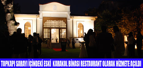 KARAKOL RESTAURANT HİZMETE GİRDİ