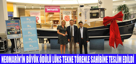 NEOMARİNDEN TEKNE HEDİYE