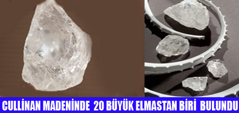 507,5 KARATLIK ELMAS BULUNDU