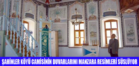 ASIRLIK CAMİ DUVARINDA RESİMLER VAR