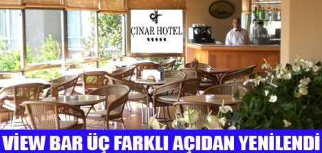 ÇINAR OTELDE WİEW BAR