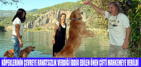 EVDE 4 KÖPEK BESLEYEN ÇİFT MAHKEMELİK