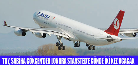 THYNİN STANSTED UÇUŞLARI 9 KASIMDA