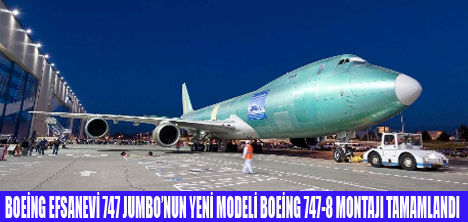 GÖKLERİN YENİ JUMBOSU BOEİNG 747-8