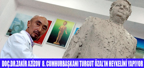 TURGUT ÖZAL MÜZESİNE ÖZAL HEYKELİ