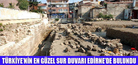 EDİRNEDEKİ KAZILARDA TARİH FIŞKIRIYOR