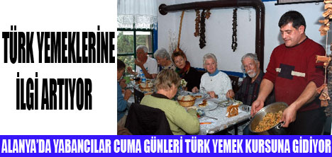 YABANCILARA TÜRK YEMEK KURSU