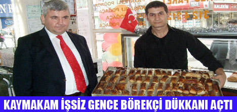 İŞSİZ GENCE  OSMANLI BÖREK SALONU