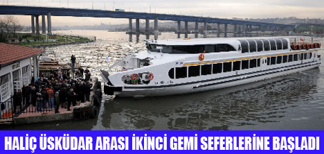 SÜTLÜCE GEMİSİ SEFERLERİNE BAŞLADI