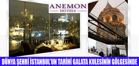 ANEMON GALATA OTELDEN KAMPANYA