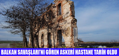 ASKERİ HASTANEDEN DUVARLARI KALDI