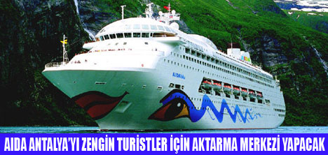 AIDA ANTALYAYA 27 KEZ UĞRAYACAK