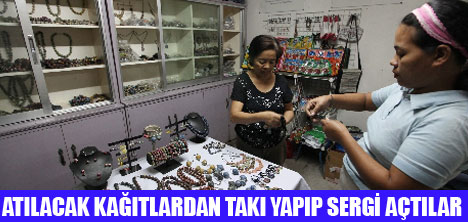 ATIK KAĞITLARDAN TAKI SERGİSİ