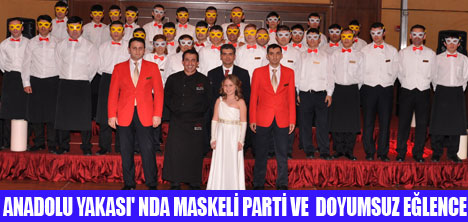 SPA MERKEZİ'NDE MASKELİ PARTİ