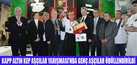 GENÇ AŞÇILAR ÖDÜLLENDİRİLDİ