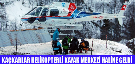 KAÇKARLARDA HELİSKİ HEYECANI BAŞLADI