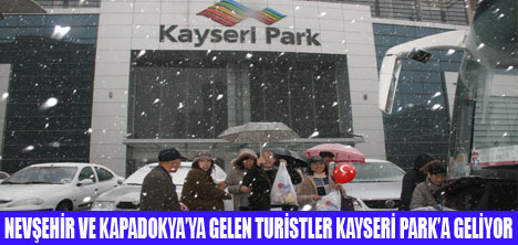 TURİSTLER KAYSERİ PARKI KEŞFETTİ