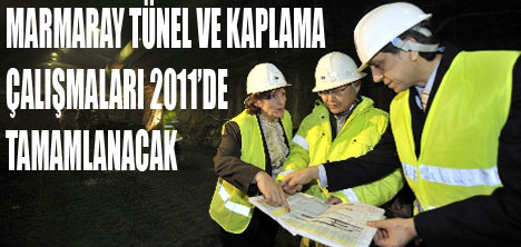 MARMARAY TÜNEL KAZISI 2011DE BİTECEK