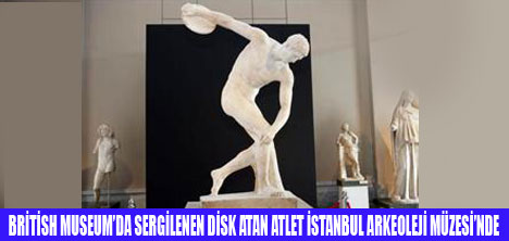 DİSK ATAN ATLET İSTANBULDA