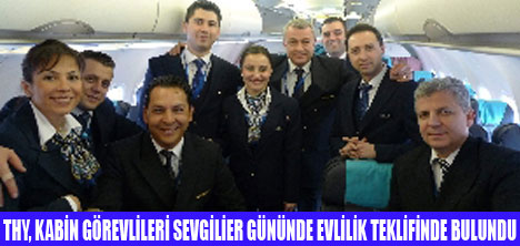 EVLİLİK TEKLİFİNE BULUTLAR ŞAHİT OLDU