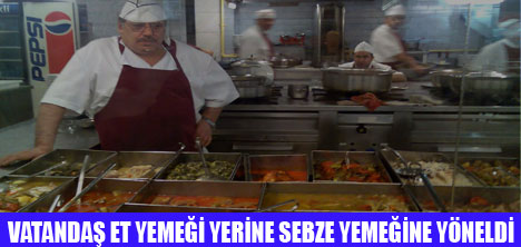 ET YEMEĞİ SATIŞI % 50 AZALDI