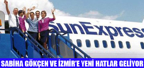 SUNEXPRESS UÇUŞLARINI %32 ARTTIRIYOR