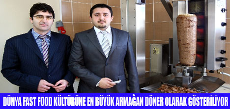 TÜRK DÖNERİ ROBOTLA  AMERİKA YOLUNDA