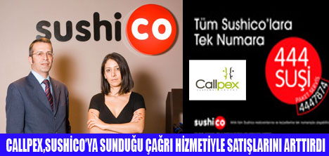 BİR ALO İLE SUSHİ KAPINIZDA